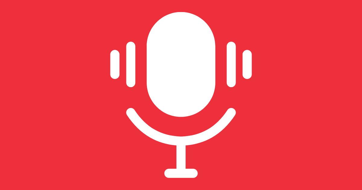 A microphone graphic