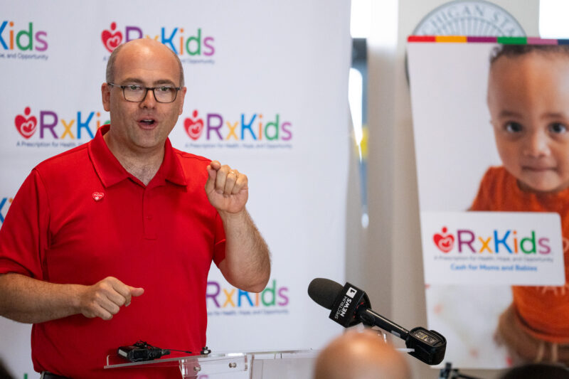 Senator John Cherry at Rx Kids Genesee County expansion