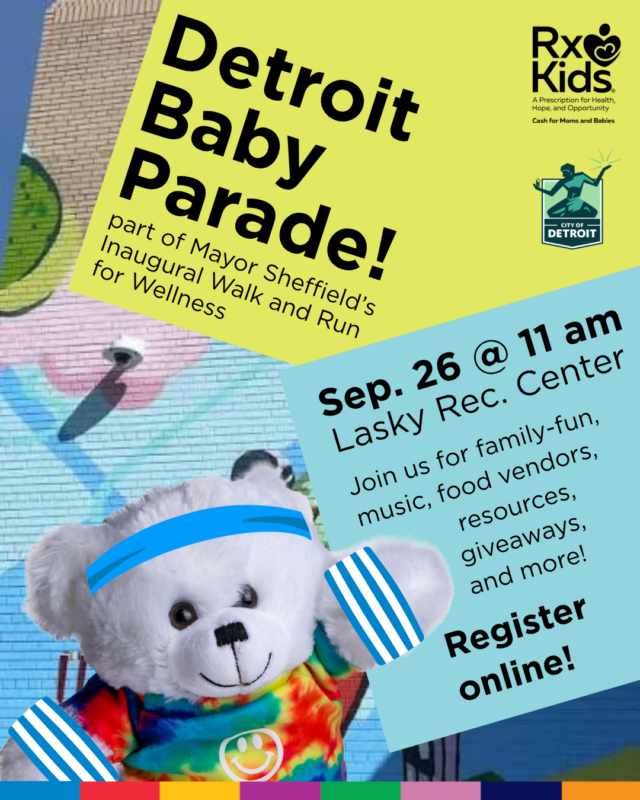 Flyer for the 2026 Detroit Baby Parade